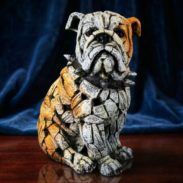 Sitting Bulldog Sculpture
